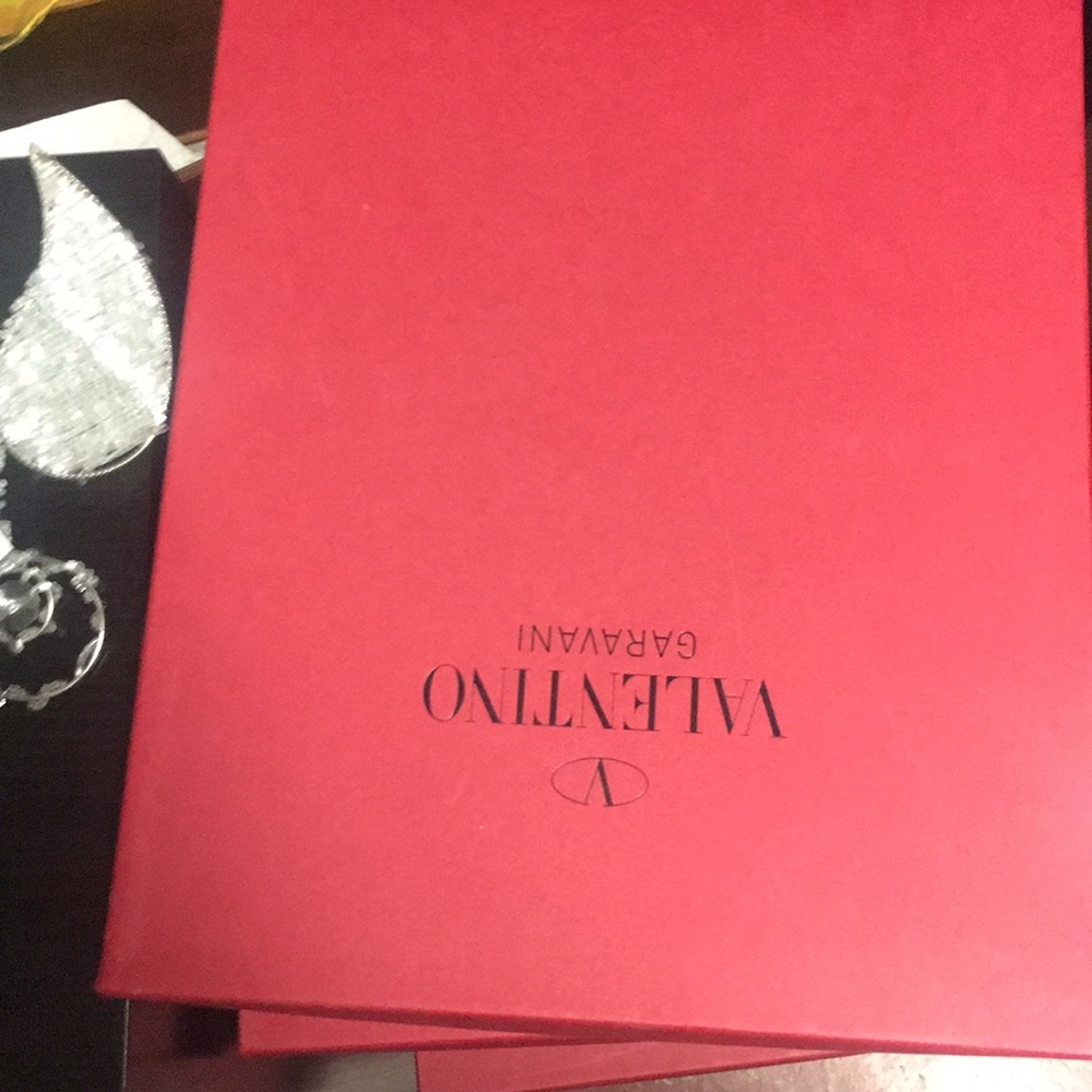 Empty shoe box designer brand only